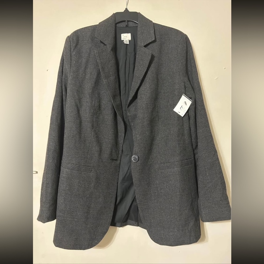 a new day Women's Gray Blazer